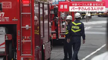 林家ペーさん・パー子さん 自宅火災