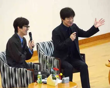 ウッチャン「みなさんを誇りに思う」 母校の熊本・人吉高100周年でトークショー 後輩たちにエール