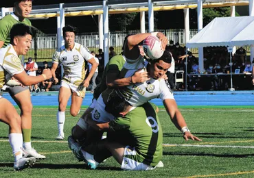 トンガ出身の流通経大・ロケティが2トライ「勝利に貢献できた。ハッピーです」【関東大学ラグビー】：中日スポーツ・東京中日スポーツ