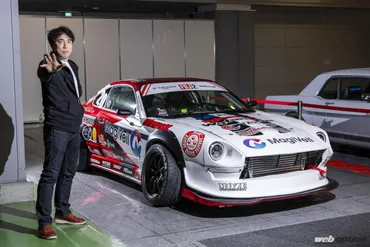 S30Z顔のS15シルビア!?」人気ユーチューバーの競技ドリフト攻略機に迫る【大阪オートメッセ2024】