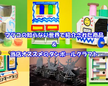 マツコの知らない世界「ダンボール家具の世界」にて紹介された商品と当店オススメの商品