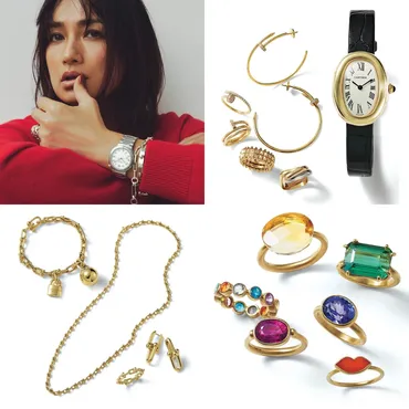 カルティエ、ティファニー、エルメスほか。人気スタイリスト加藤かすみが厳選!40代向け【時計とジュエリー8ブランド】