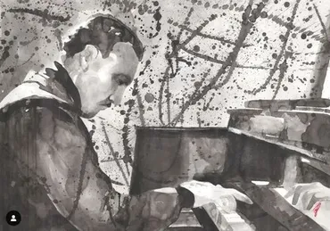 ジュリアさん、墨絵で日本愛を表現？イタリア人アーティストの情熱に迫る！墨絵と日本文化への愛、ジュリアさんの軌跡