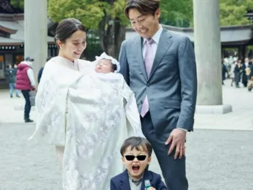 衛藤美彩、夫・源田壮亮＆2人の子どもとの家族ショット公開！ 「めちゃくちゃいい写真」「心が和む」(2/2) 