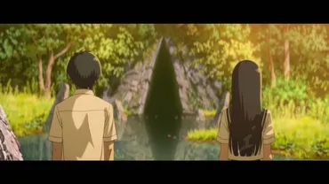 アニメ映画『夏へのトンネル、さよならの出口』鈴鹿央士＆飯豊