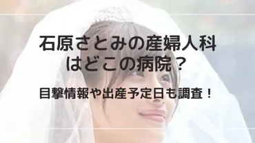 石原さとみの出産する病院はやっぱりアノ病院！？目撃情報や出産予定日も調査！