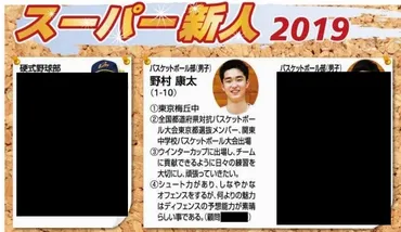 野村康太(沢村一樹次男)は前橋育英バスケ部主力。バスケ歴まとめ。 