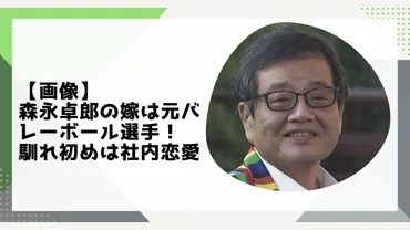 画像】森永卓郎の嫁は元バレーボール選手！馴れ初めは社内恋愛！ 